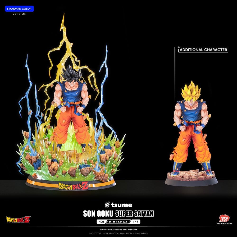 Dragon Ball - Son Goku Super Saiyan 1/4 Scale - Z HQS Dioramax – Bild 2