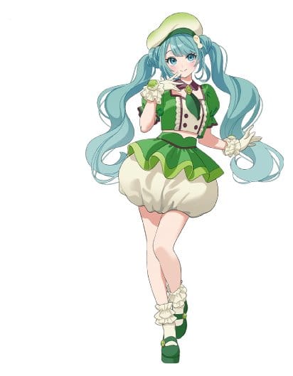 Hatsune Miku - Matcha Mochi Ver. - x Tirol Choco Collaboration – Bild 1