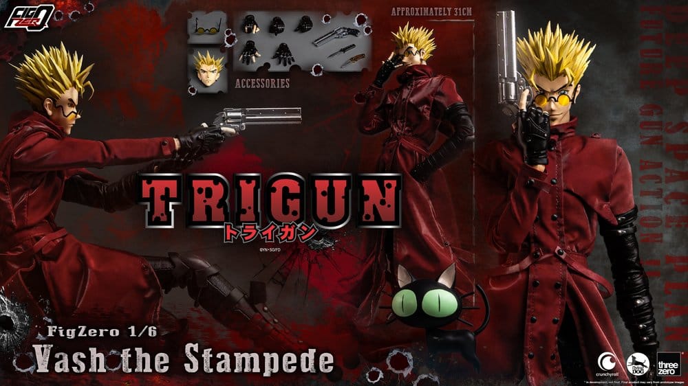 Trigun - FigZero Actionfigur Vash the Stampede 1/6 Scale Figur – Bild 19