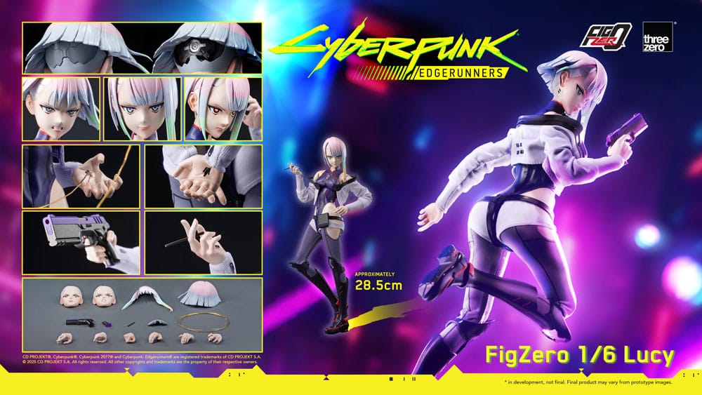 Cyberpunk: Edgerunners - FigZero Actionfigur Lucy 1/6 Scale Figur – Bild 14