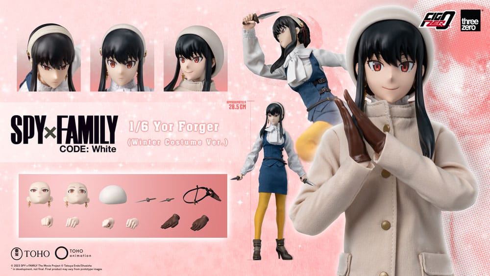 Spy x Family - FigZero Actionfigur Yor Forger (Winter Costume Ver.) 1/6 Scale Figur – Bild 12