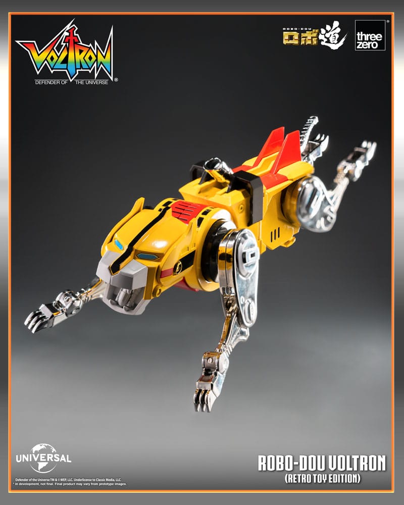 Voltron - Defender of the Universe Robo-Dou Actionfigur Voltron Retro Toy Edition Figur – Bild 13