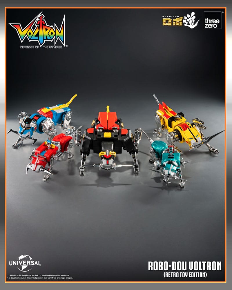 Voltron - Defender of the Universe Robo-Dou Actionfigur Voltron Retro Toy Edition Figur – Bild 14