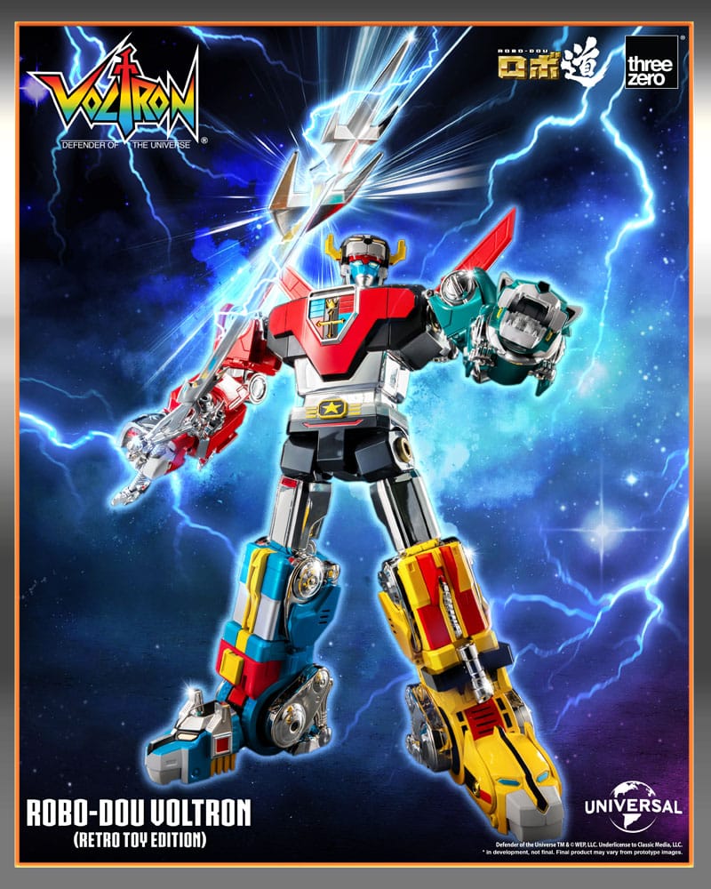 Voltron - Defender of the Universe Robo-Dou Actionfigur Voltron Retro Toy Edition Figur – Bild 15