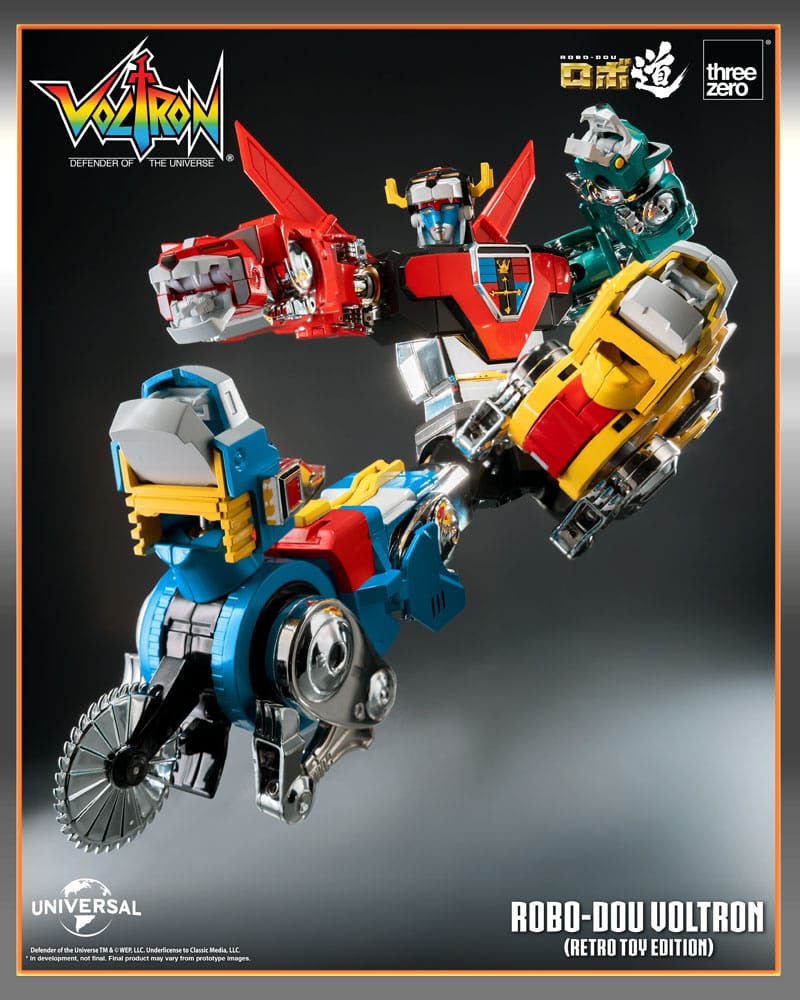Voltron - Defender of the Universe Robo-Dou Actionfigur Voltron Retro Toy Edition Figur – Bild 8