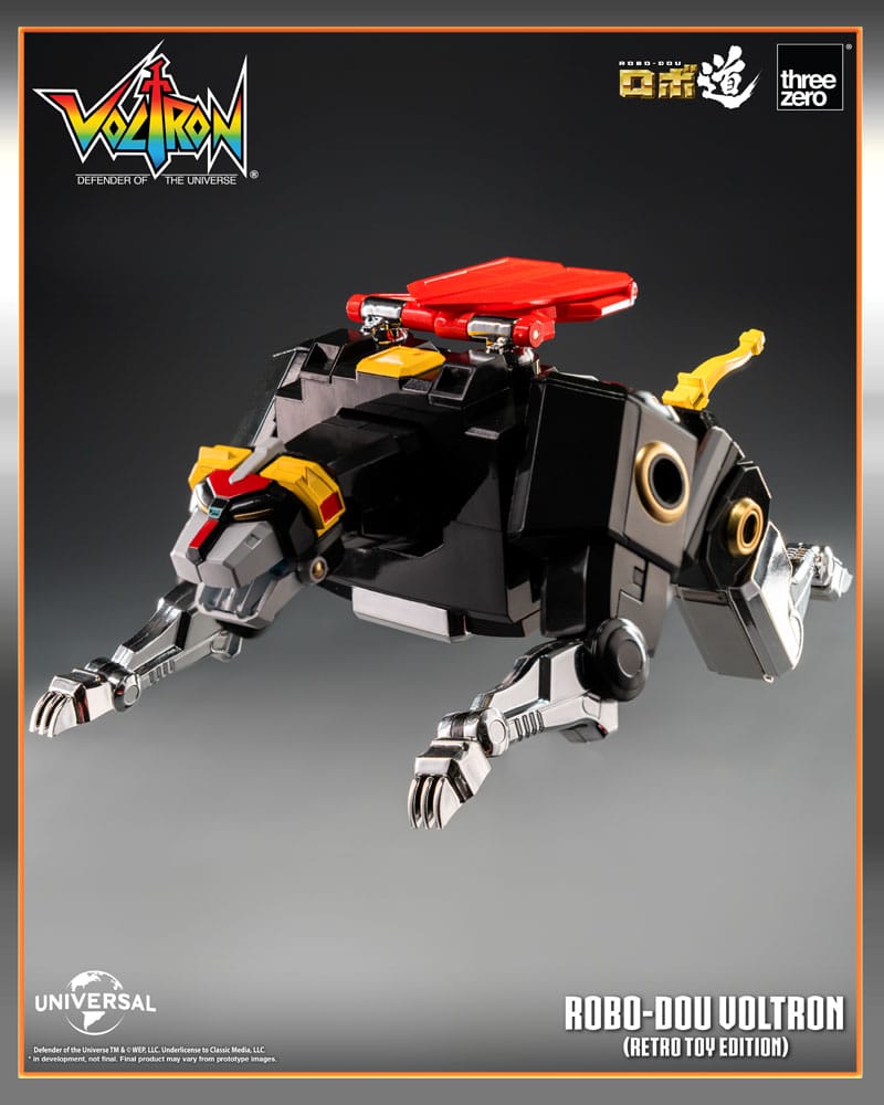 Voltron - Defender of the Universe Robo-Dou Actionfigur Voltron Retro Toy Edition Figur – Bild 9