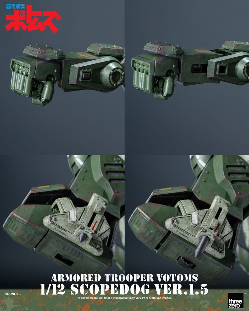 Armored Trooper Votoms - Scopedog Ver.1.5 1/12 Scale Figur – Bild 13