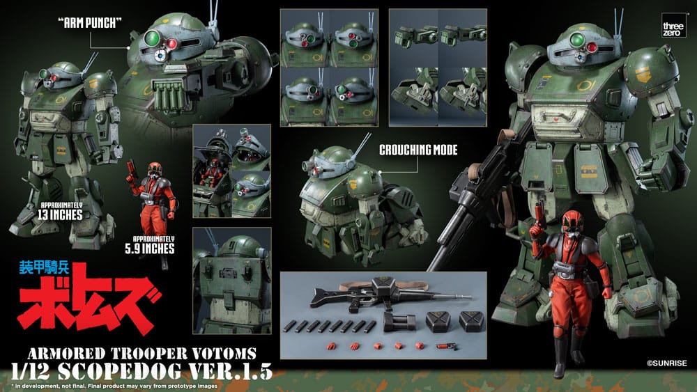 Armored Trooper Votoms - Scopedog Ver.1.5 1/12 Scale Figur – Bild 20