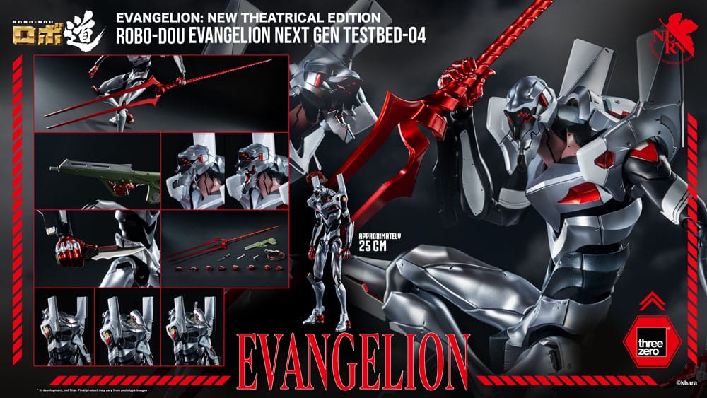 Evangelion - New Theatrical Edition Robo-Dou Actionfigur Evangelion Testbed-04 Figur – Bild 15