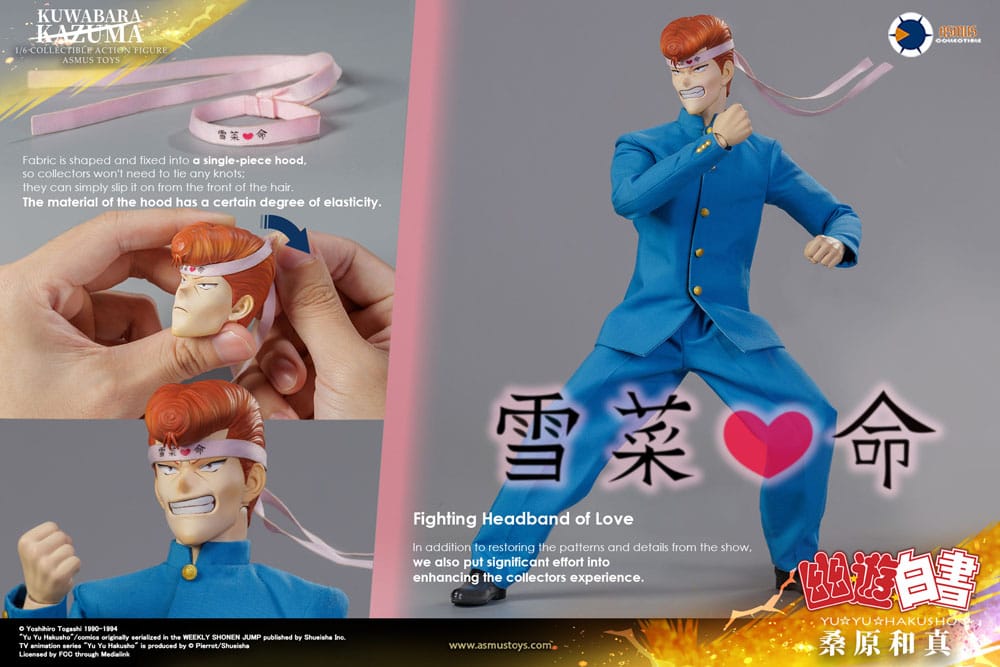 Yu Yu Hakusho - Actionfigur Kazuma Kuwabara 1/6 Scale Figur – Bild 19