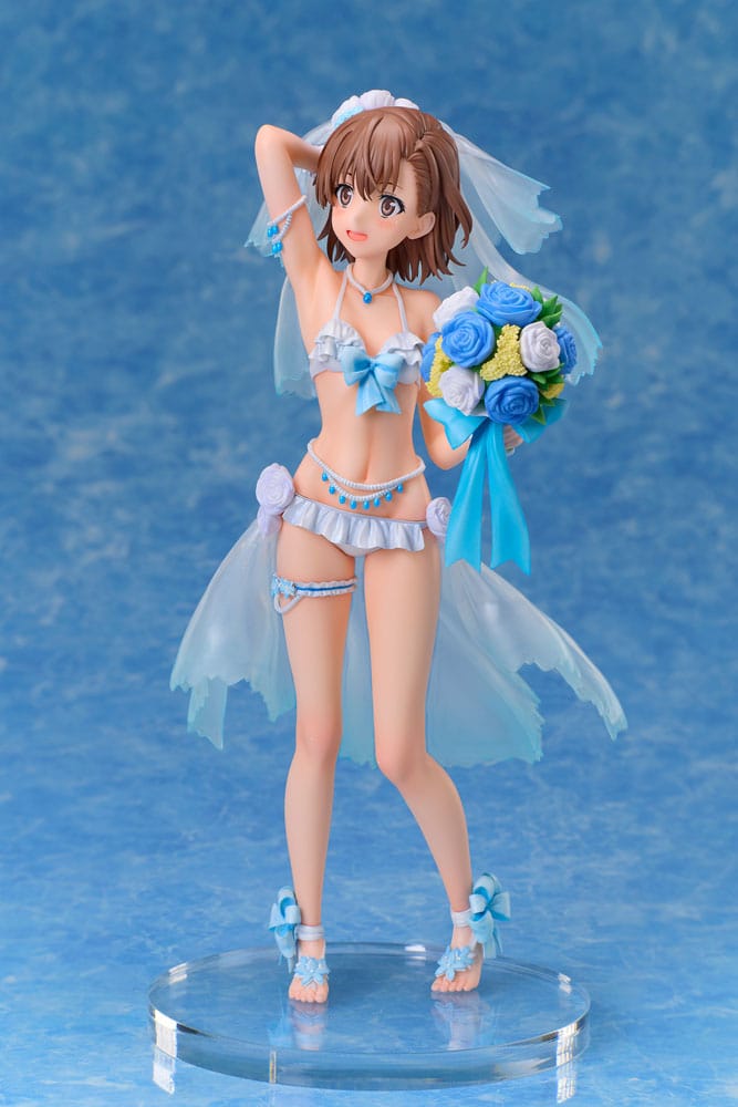 To Aru Kagaku no Railgun - A Certain Scientific Railgun T PVC Statue 1/7 Mikoto Misaka Wedding Swimsuit Ver. – Bild 6