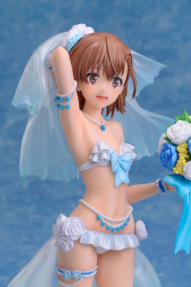 To Aru Kagaku no Railgun - A Certain Scientific Railgun T PVC Statue 1/7 Mikoto Misaka Wedding Swimsuit Ver. – Bild 8