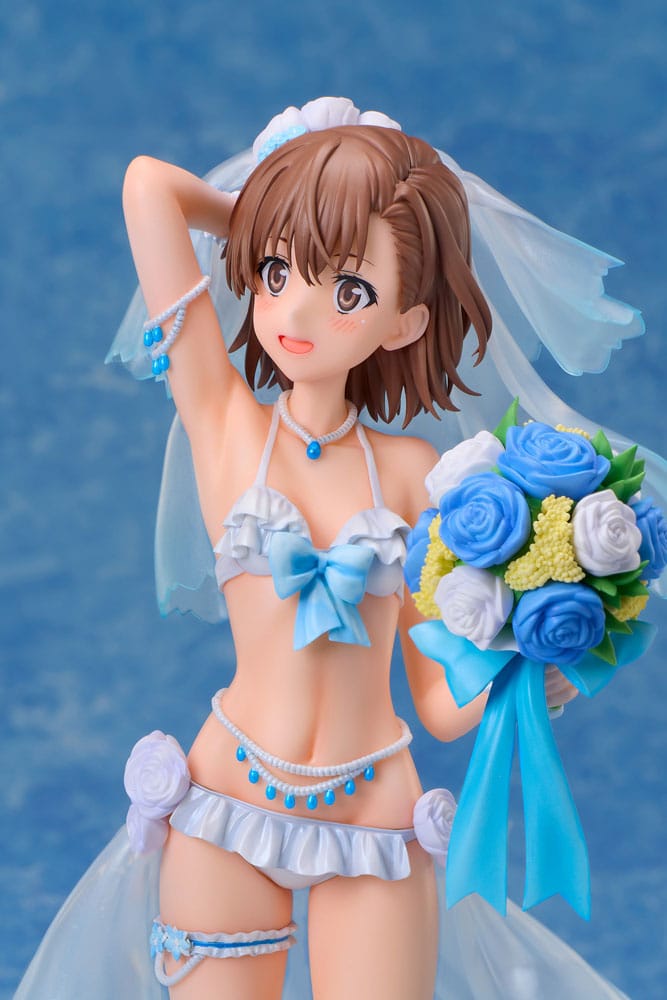 To Aru Kagaku no Railgun - A Certain Scientific Railgun T PVC Statue 1/7 Mikoto Misaka Wedding Swimsuit Ver. – Bild 9