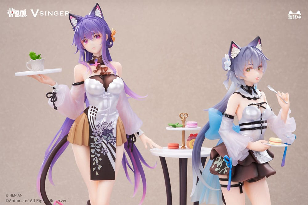 Luo Tianyi - VSinger Luo Tianyi & Mo Qingxian Statuen 1/7 2er-Pack Luo Tianyi & Mo Qingxian Tea Time Melody Ver. – Bild 5