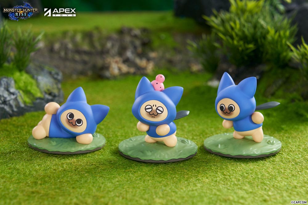 Monster Hunter - Rise Sammelfiguren 6er-Pack Felyne Cat Figur – Bild 13