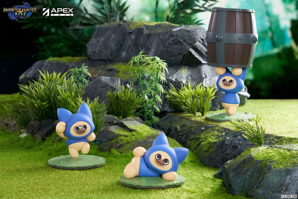 Monster Hunter - Rise Sammelfiguren 6er-Pack Felyne Cat Figur – Bild 14