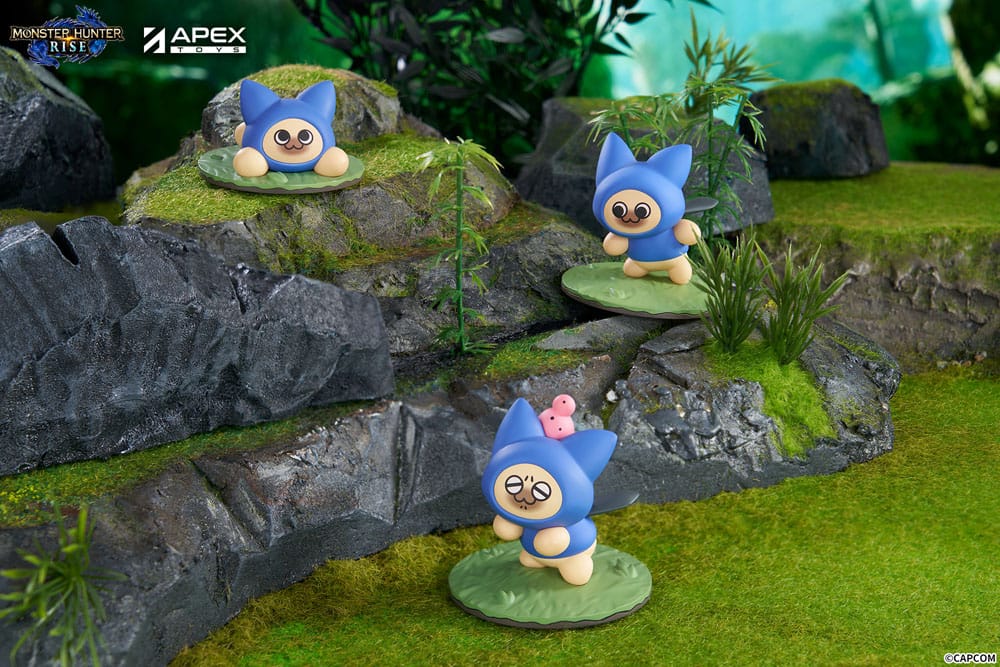 Monster Hunter - Rise Sammelfiguren 6er-Pack Felyne Cat Figur – Bild 15