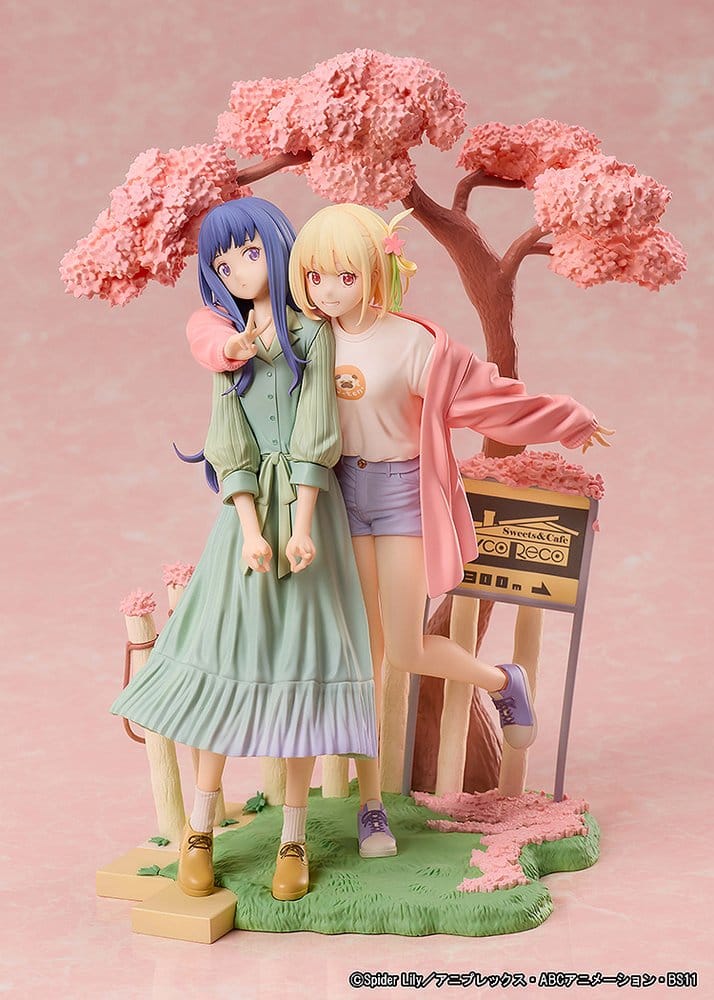 Lycoris Recoil - PVC Figuren 2er-Pack Chisato Nishikigi & Takina Inoue Spring Ver. Figur – Bild 2