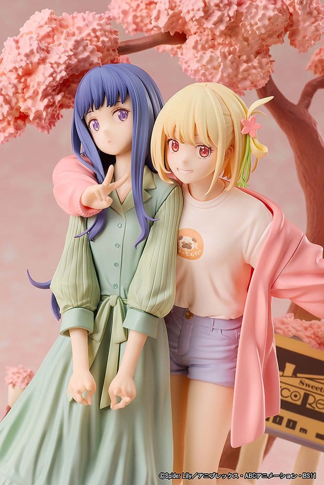 Lycoris Recoil - PVC Figuren 2er-Pack Chisato Nishikigi & Takina Inoue Spring Ver. Figur – Bild 6