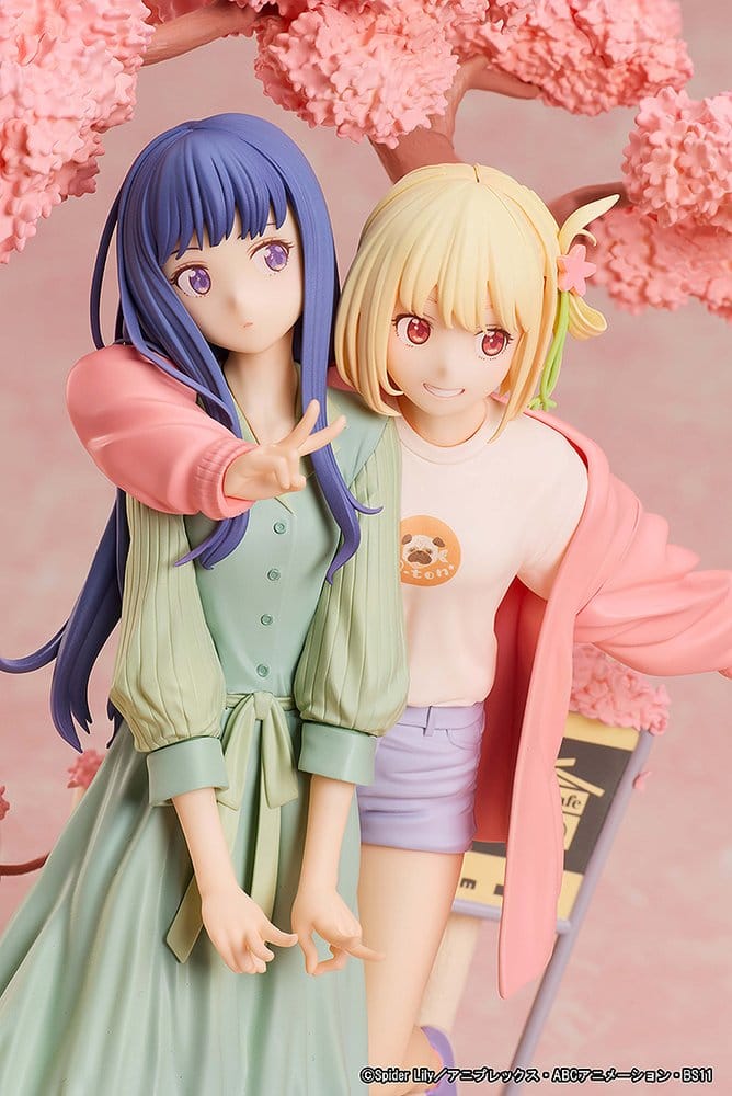 Lycoris Recoil - PVC Figuren 2er-Pack Chisato Nishikigi & Takina Inoue Spring Ver. Figur – Bild 8
