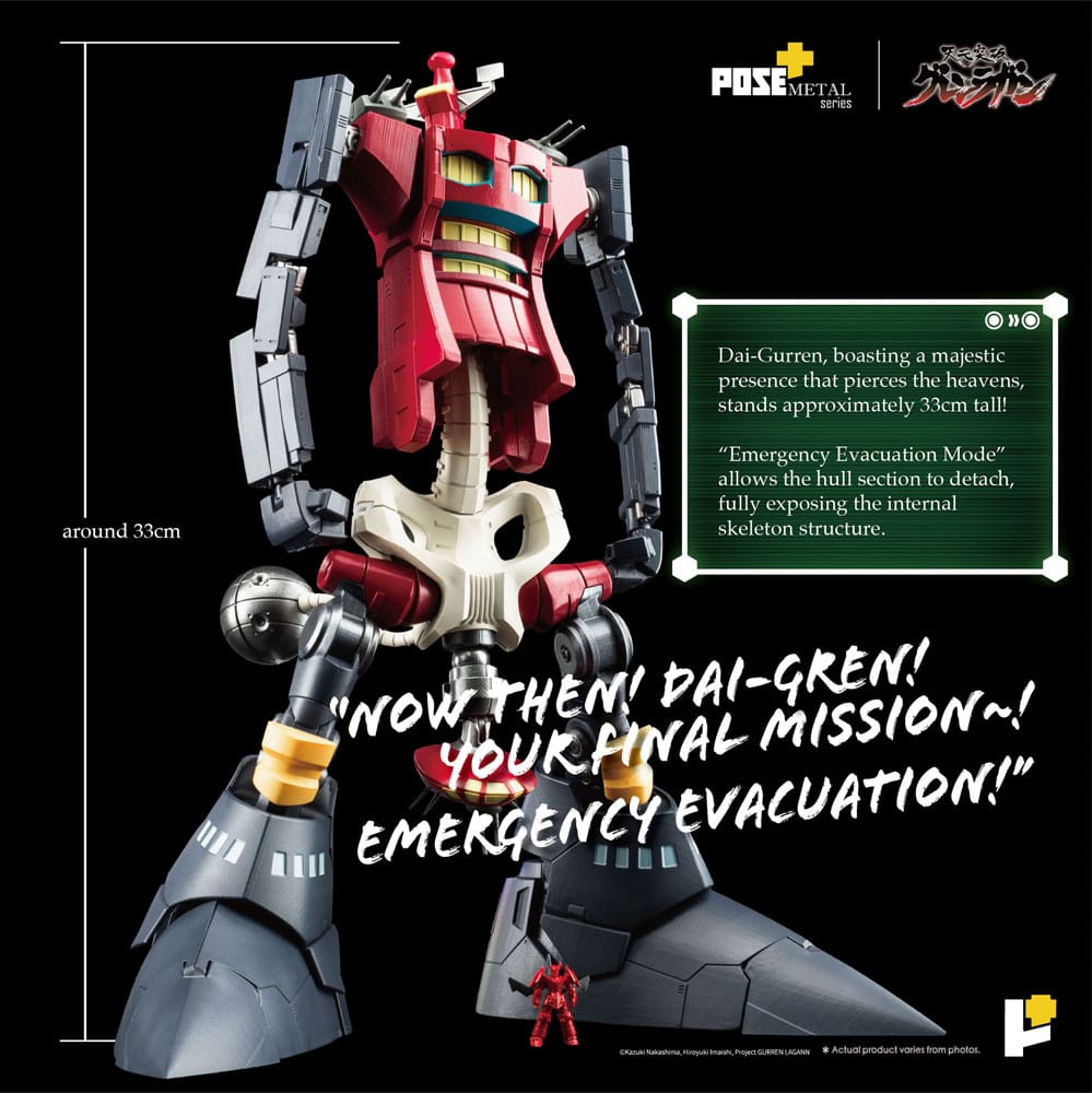 Tengen Toppa Gurren Lagann - Dai-Gurren - POSE+METAL series – Bild 8