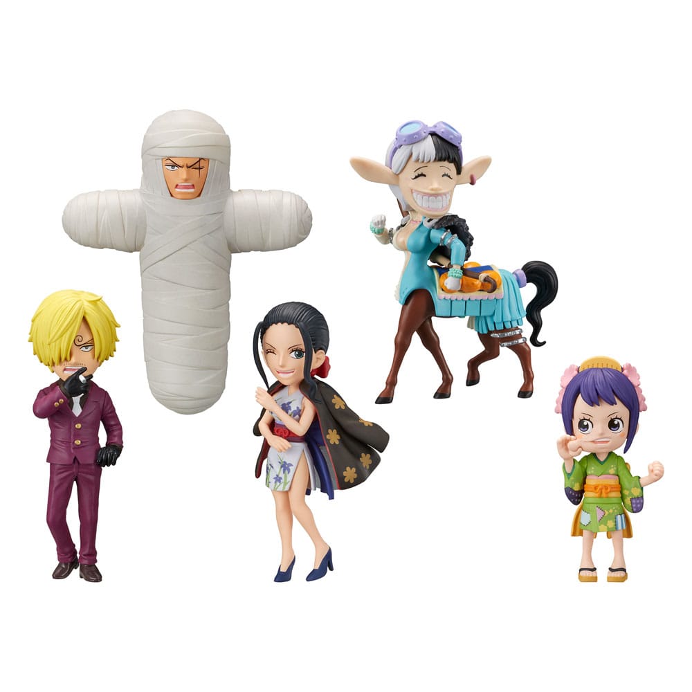 One Piece - WCF Minifiguren 7 cm Wanokuni Onigashima 5 Display (12) Figur – Bild 1