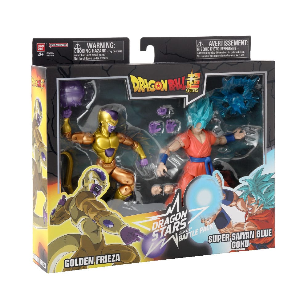 Dragon Ball - Super Dragon Stars Actionfiguren 2er-Pack Battle Pack: Golden Frieza vs Super Saiyan Blue Goku Figur – Bild 14