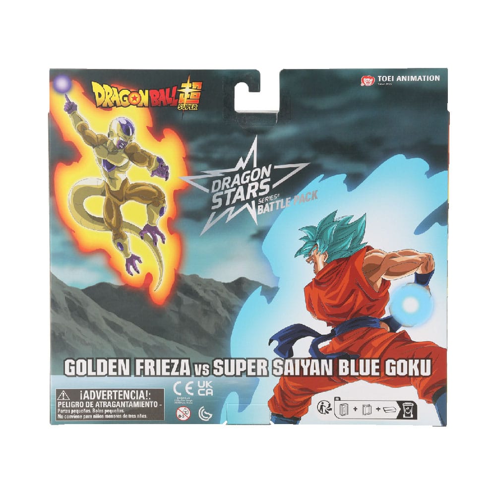 Dragon Ball - Super Dragon Stars Actionfiguren 2er-Pack Battle Pack: Golden Frieza vs Super Saiyan Blue Goku Figur – Bild 15