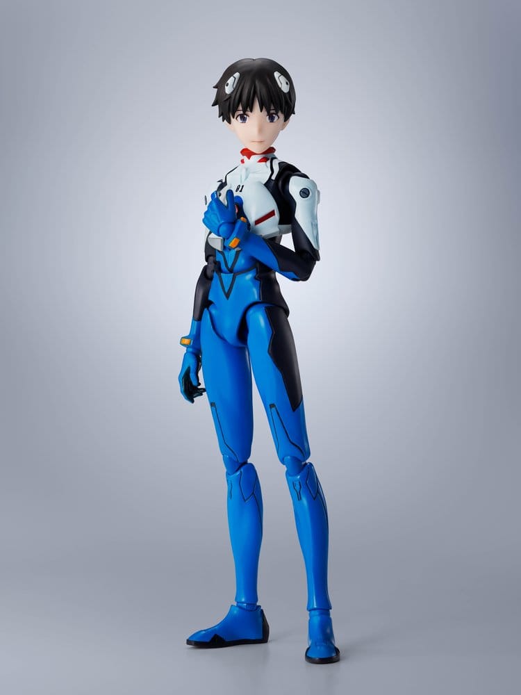 Evangelion - S.H.Figuarts Actionfigur Shinji Ikari Figur – Bild 2