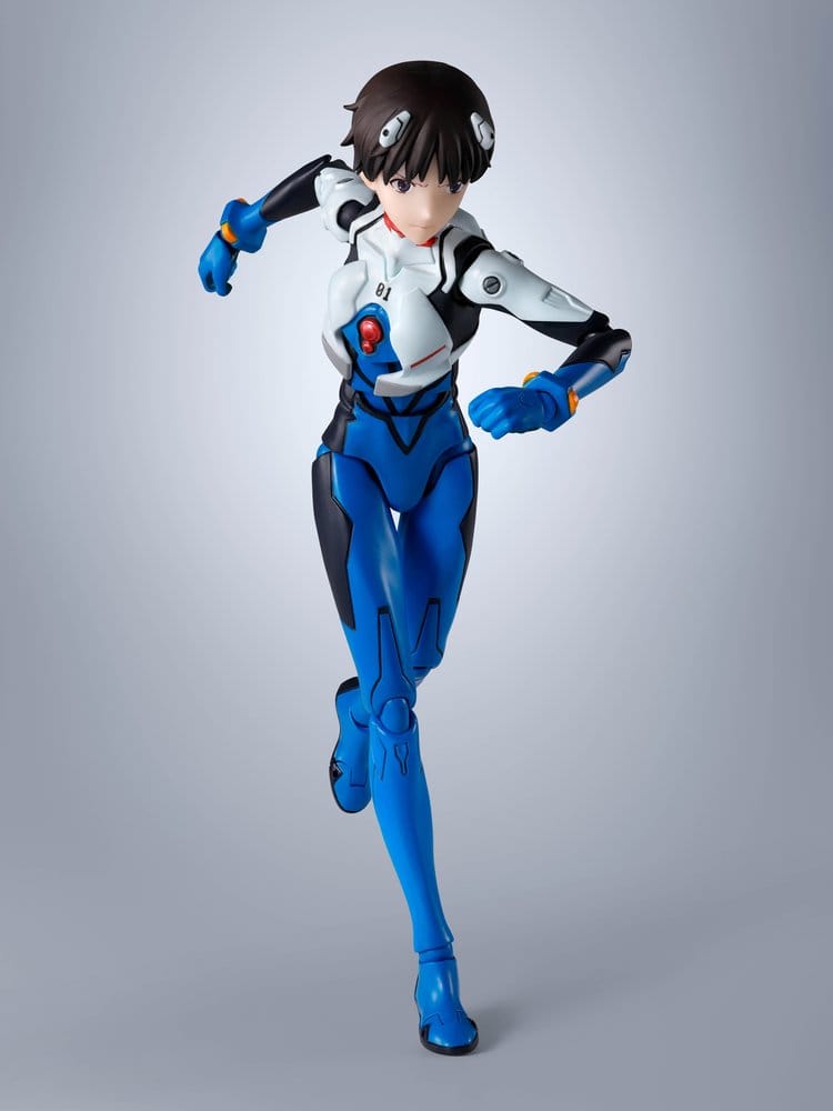 Evangelion - S.H.Figuarts Actionfigur Shinji Ikari Figur – Bild 3