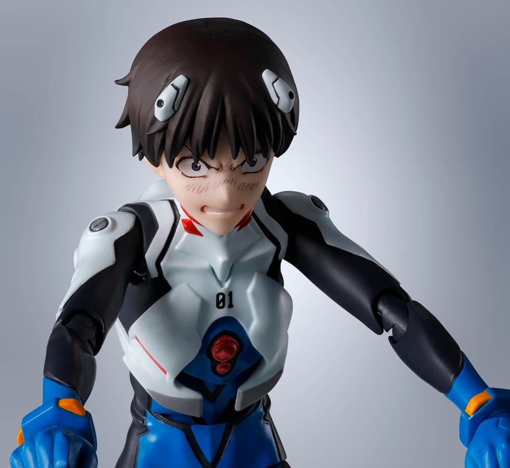 Evangelion - S.H.Figuarts Actionfigur Shinji Ikari Figur – Bild 4