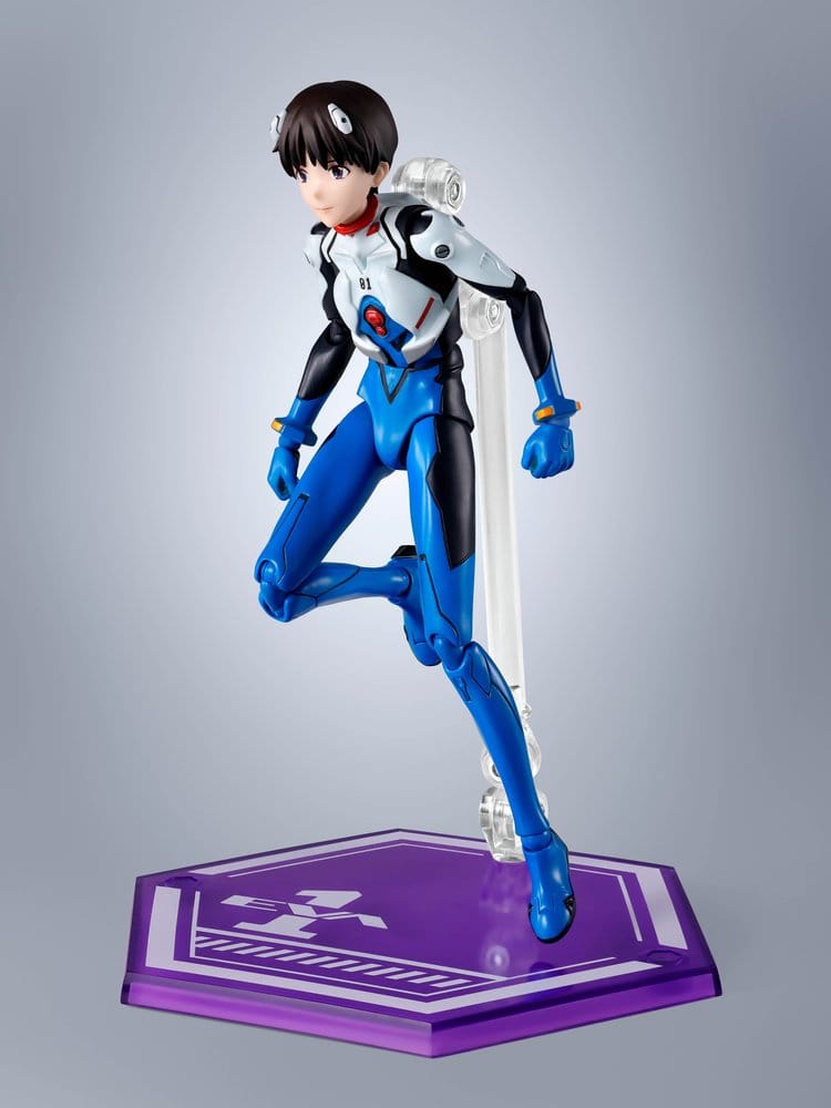 Evangelion - S.H.Figuarts Actionfigur Shinji Ikari Figur – Bild 7