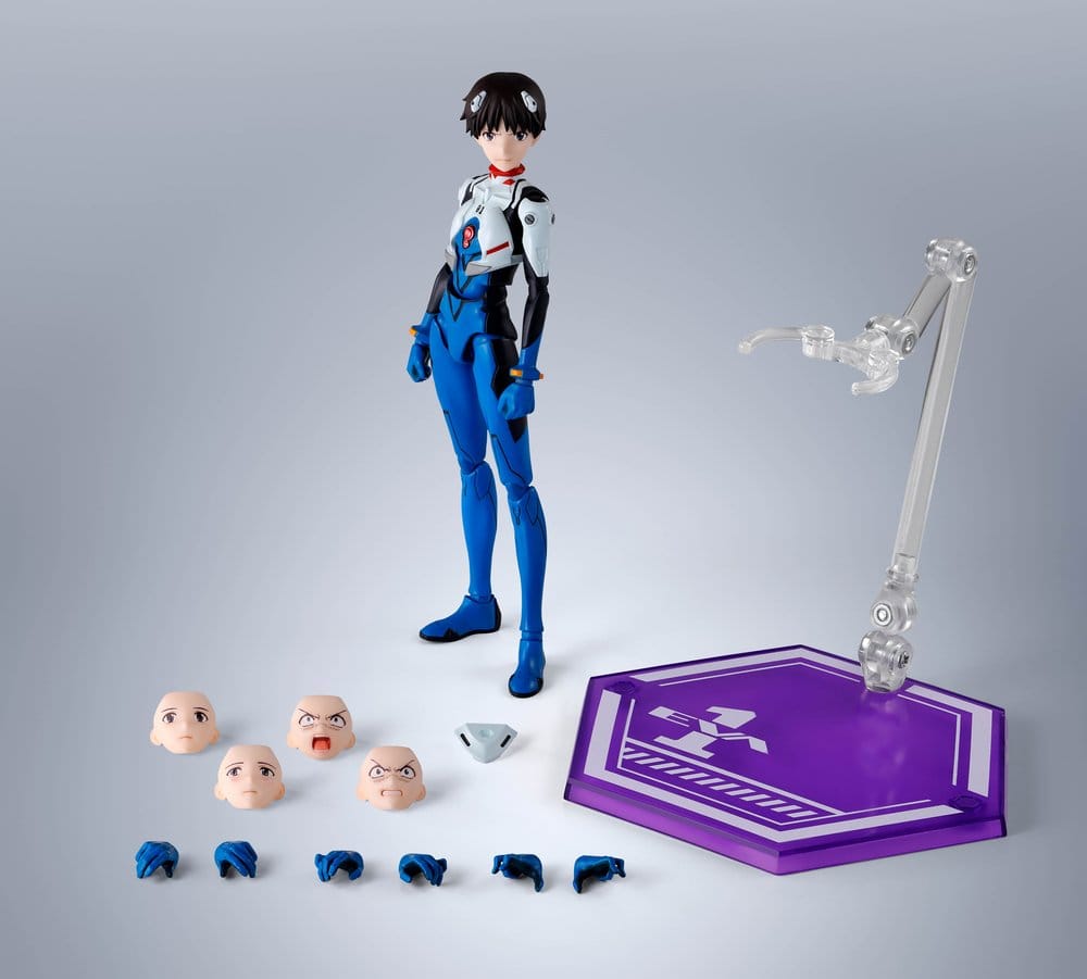 Evangelion - S.H.Figuarts Actionfigur Shinji Ikari Figur – Bild 9