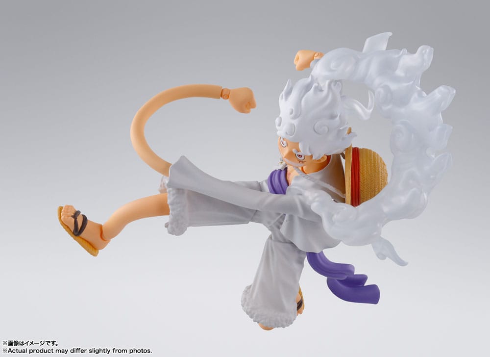 One Piece - S.H. Figuarts Actionfigur Monkey D. Ruffy Gear 5 Figur – Bild 4
