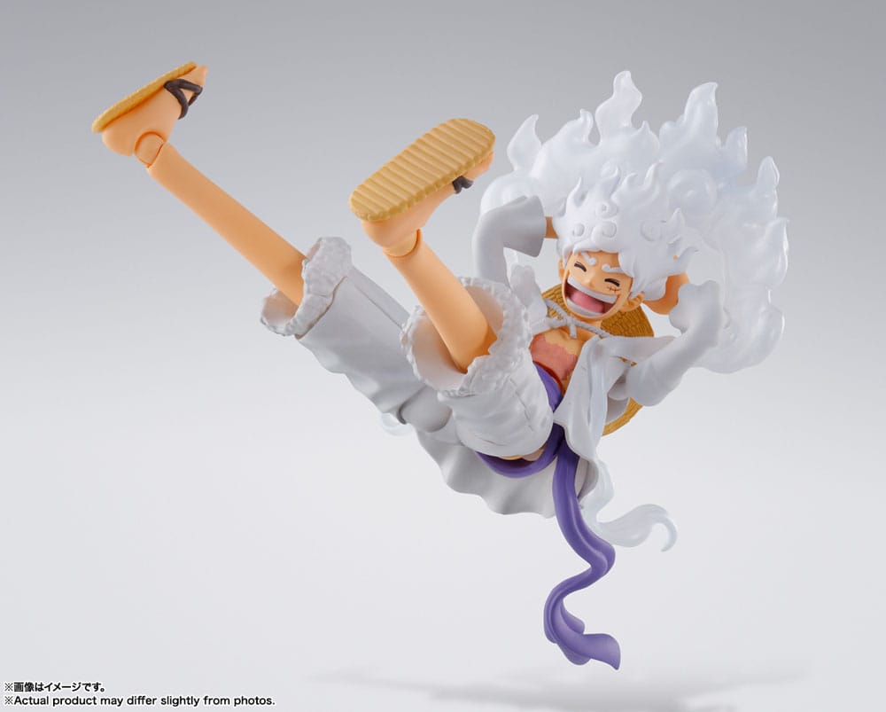 One Piece - S.H. Figuarts Actionfigur Monkey D. Ruffy Gear 5 Figur – Bild 5