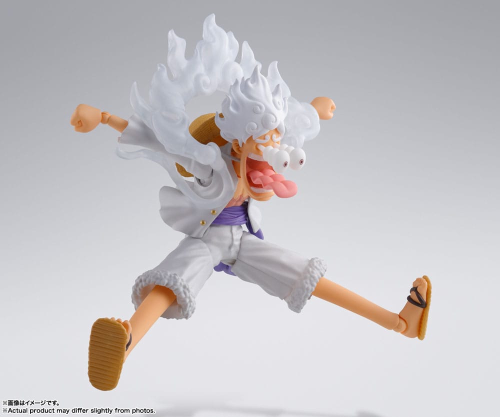 One Piece - S.H. Figuarts Actionfigur Monkey D. Ruffy Gear 5 Figur – Bild 8