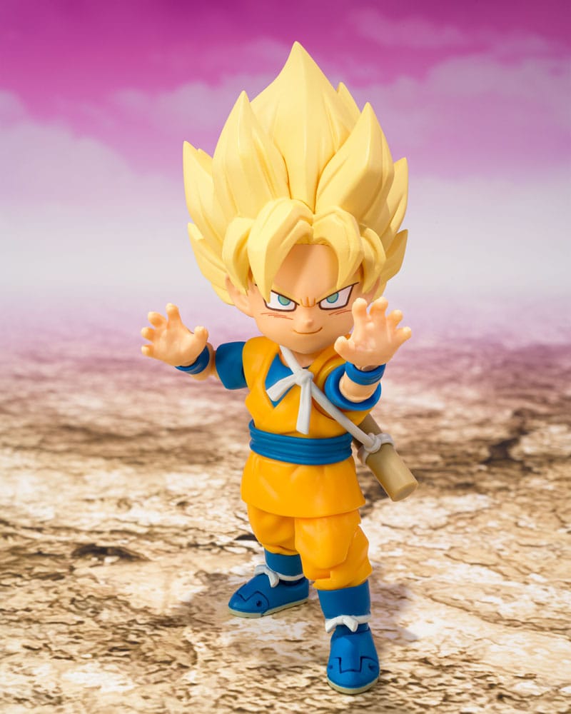 Dragon Ball - S.H.Figuarts Actionfigur Super Saiyan Son Goku (mini) Daima Figur – Bild 3