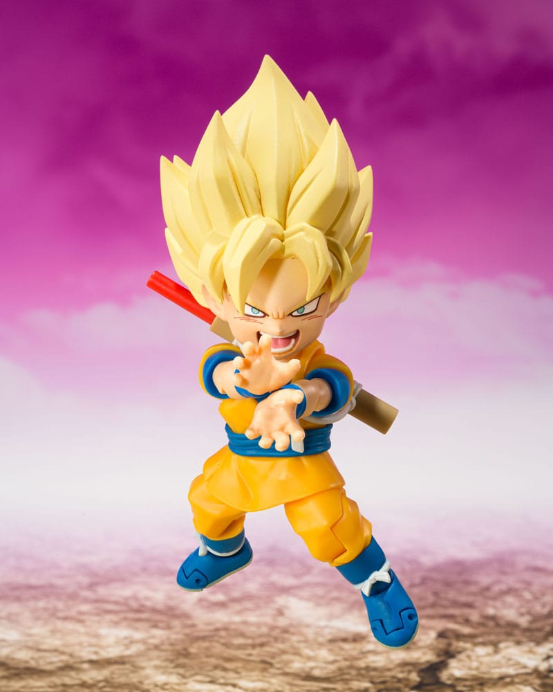 Dragon Ball - S.H.Figuarts Actionfigur Super Saiyan Son Goku (mini) Daima Figur – Bild 4