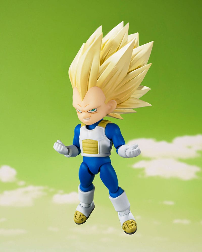 Dragon Ball - S.H.Figuarts Actionfigur Super Saiyan Level 3 Vegeta (mini) Daima Figur – Bild 3