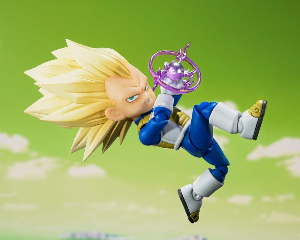 Dragon Ball - S.H.Figuarts Actionfigur Super Saiyan Level 3 Vegeta (mini) Daima Figur – Bild 5