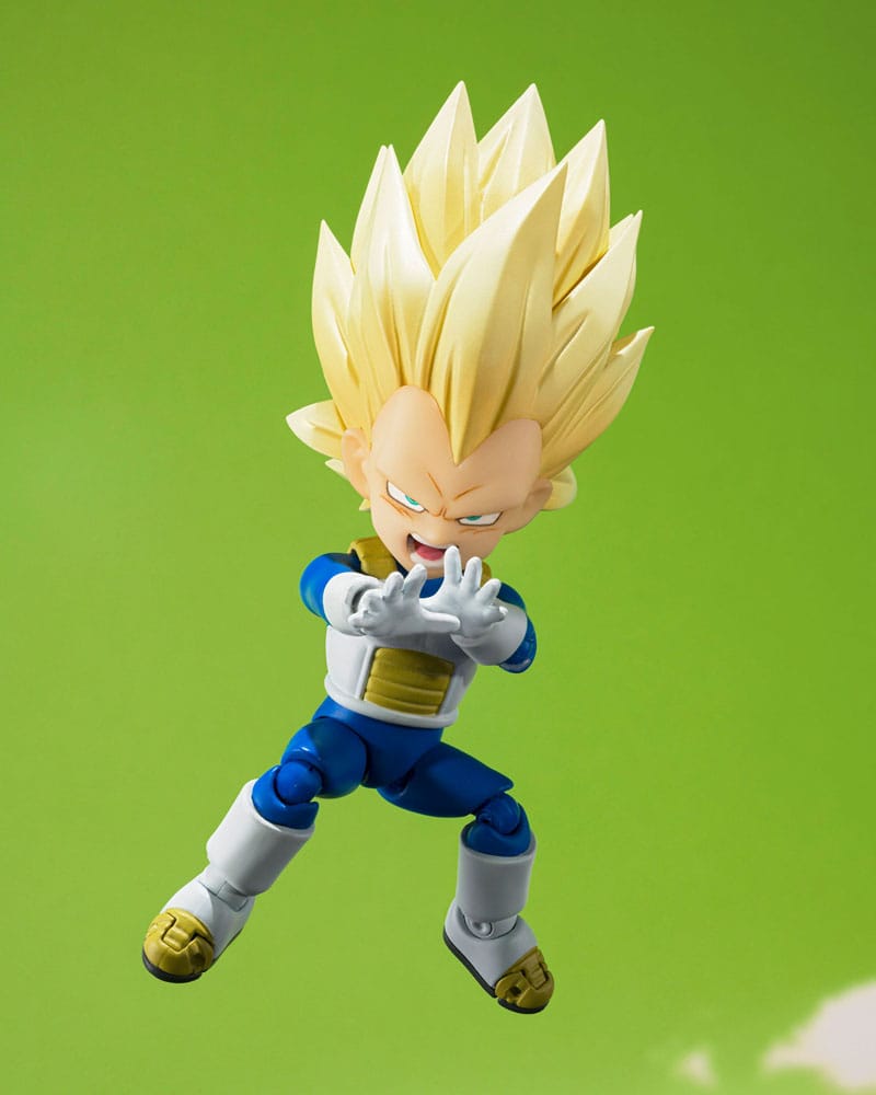 Dragon Ball - S.H.Figuarts Actionfigur Super Saiyan Level 3 Vegeta (mini) Daima Figur – Bild 7