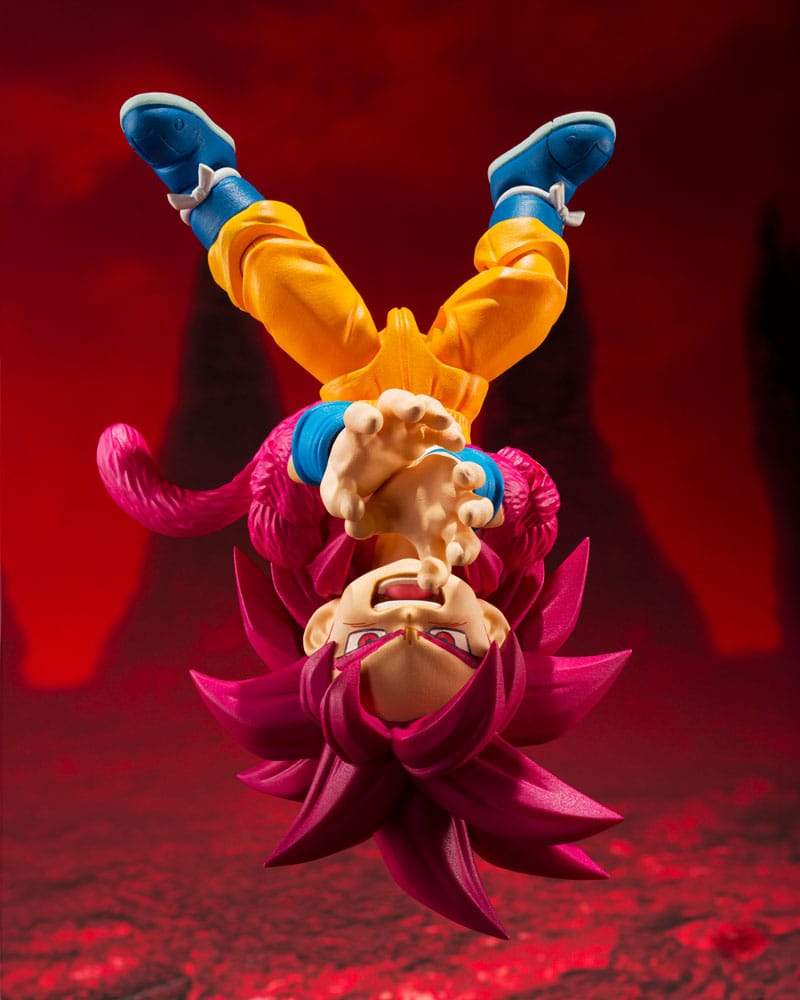 Dragon Ball - Daima S.H.Figuarts Actionfigur Super Saiyan Level 4 Son Goku (mini) Figur – Bild 7