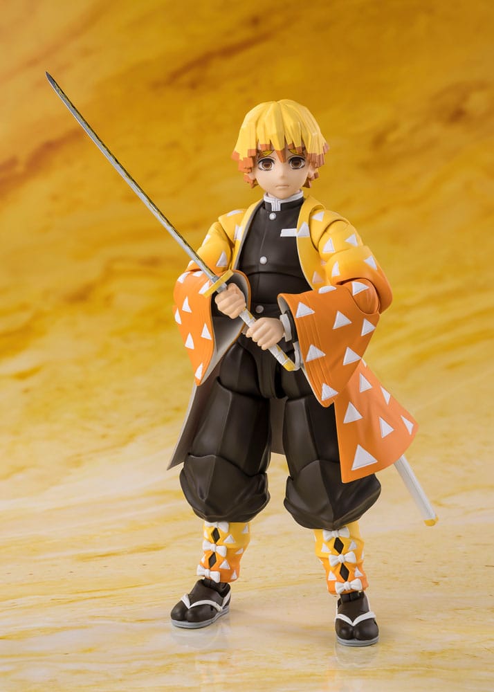 Demon Slayer: Kimetsu no Yaiba - S.H. Figuarts Actionfigur Zenitsu Agatsuma Figur – Bild 2