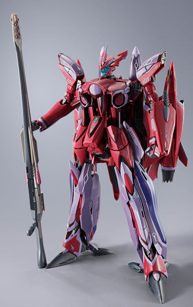 Macross - Frontier DX Chogokin Actionfigur VF-27 Gamma SP Super Lucifer Valkyrie Brera Sterne use Revival Ver. Figur – Bild 1