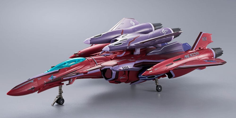 Macross - Frontier DX Chogokin Actionfigur VF-27 Gamma SP Super Lucifer Valkyrie Brera Sterne use Revival Ver. Figur – Bild 13