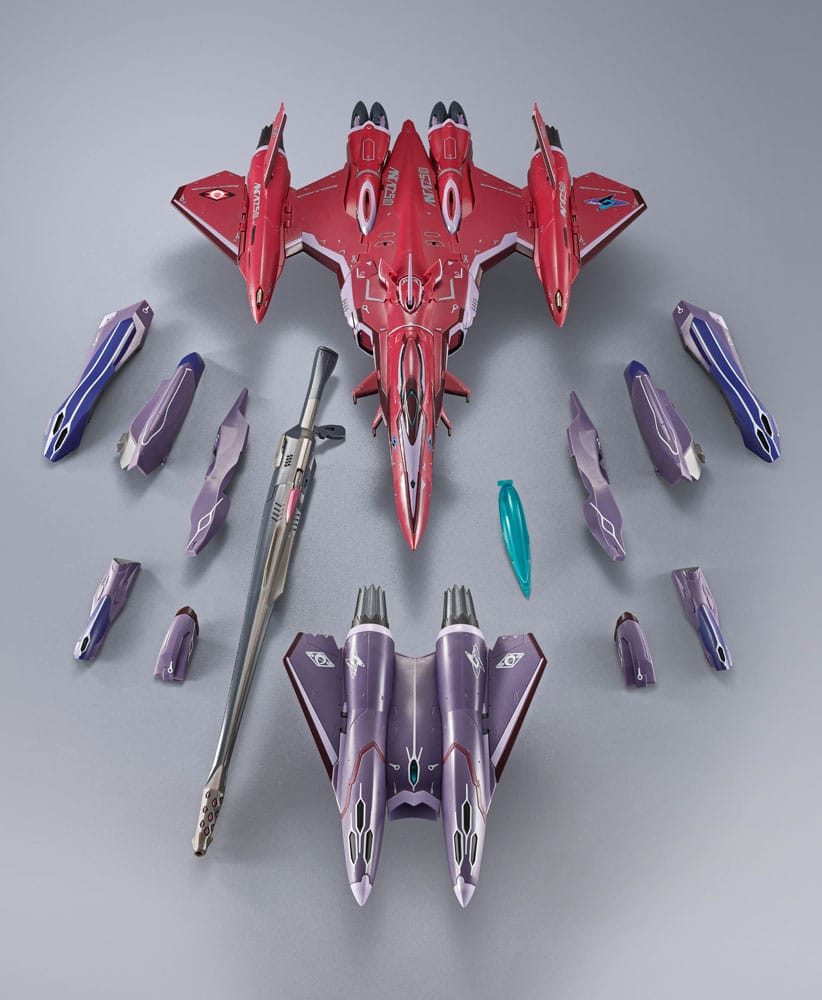 Macross - Frontier DX Chogokin Actionfigur VF-27 Gamma SP Super Lucifer Valkyrie Brera Sterne use Revival Ver. Figur – Bild 15