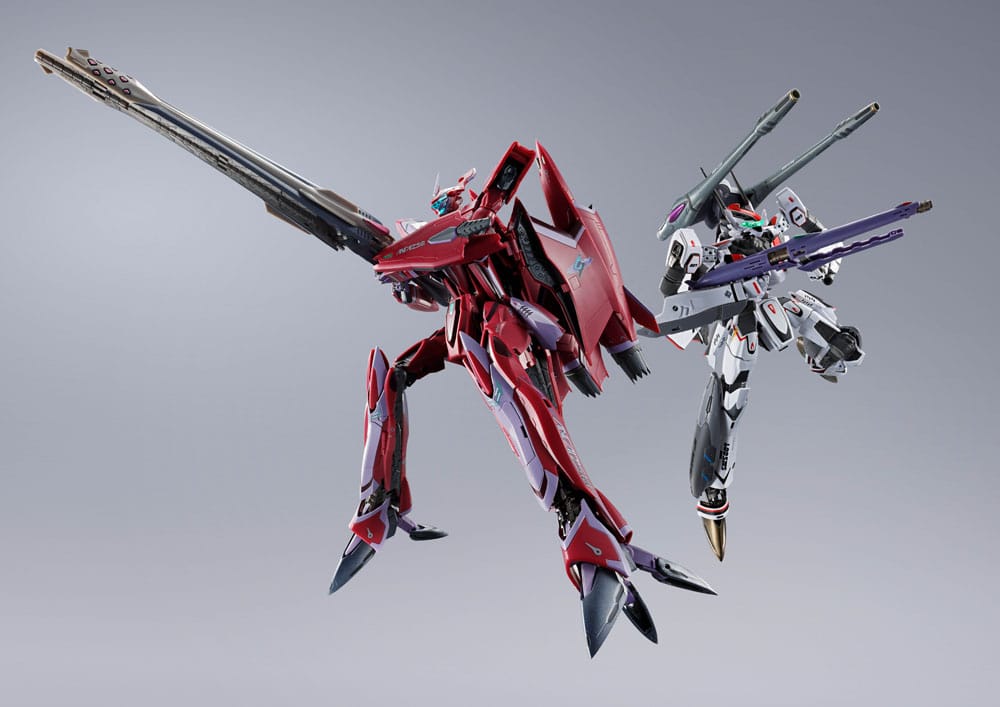 Macross - Frontier DX Chogokin Actionfigur VF-27 Gamma SP Super Lucifer Valkyrie Brera Sterne use Revival Ver. Figur – Bild 16