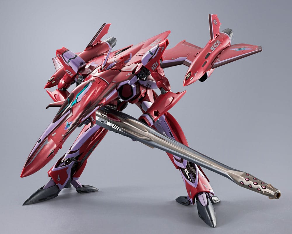 Macross - Frontier DX Chogokin Actionfigur VF-27 Gamma SP Super Lucifer Valkyrie Brera Sterne use Revival Ver. Figur – Bild 8