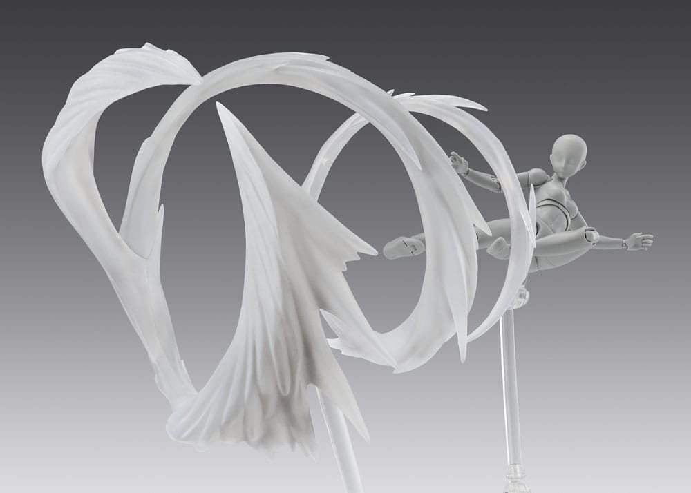 Sonstige - Tamashii Effect Actionfiguren-Zubehör Wind White for S.H.Figuarts – Bild 4