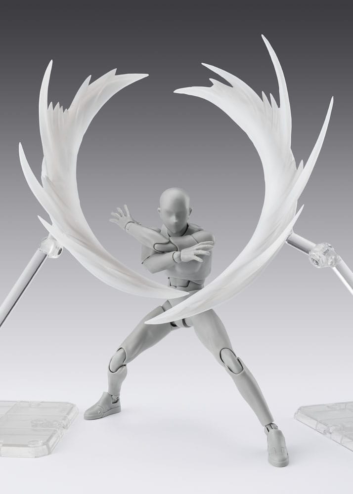 Sonstige - Tamashii Effect Actionfiguren-Zubehör Wind White for S.H.Figuarts – Bild 5